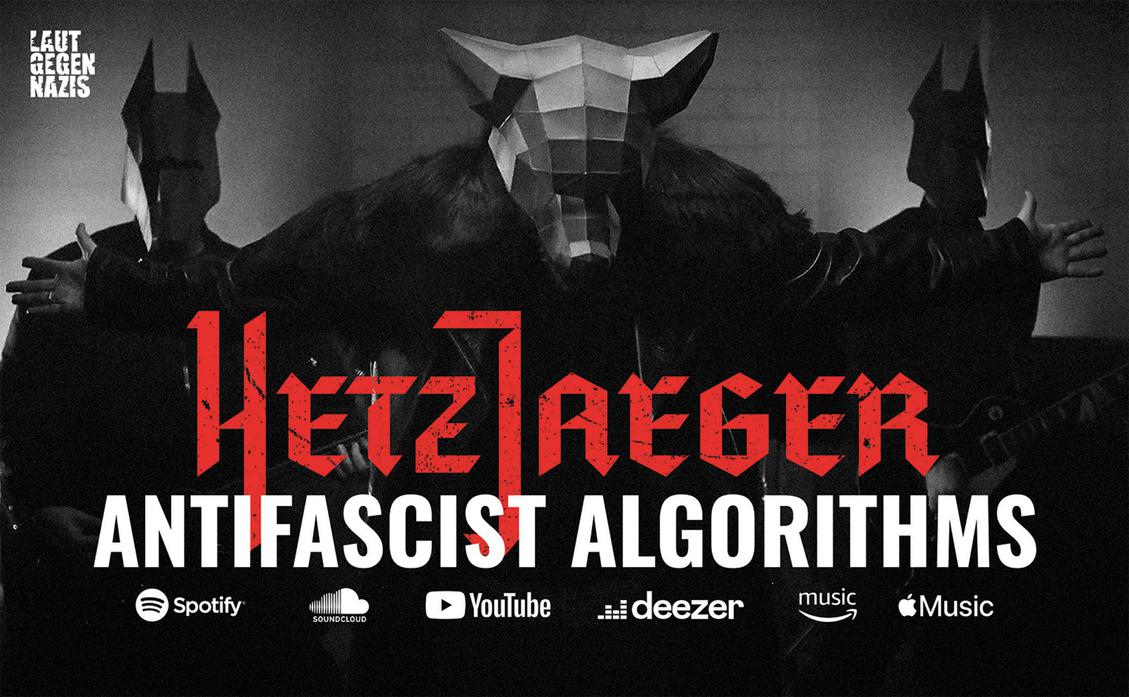 Laut gegen Nazis hat schon zahlreiche Aktion gegen Rechts unternommen, darunter obere, um Streaming-Dienste auf das Thema Nazilieder aufmerksam zu machen (Bild: Laut gegen Nazis)