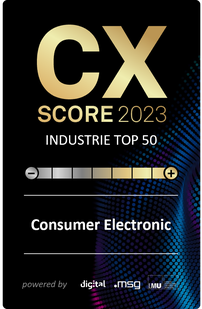 Customer Experience (CX)-Score 2023 / Consumer Electronic-Branche