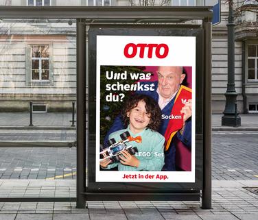 Weihnachtskampagne 2024 - Und was schenkst du? - OOH (Bild: Otto)